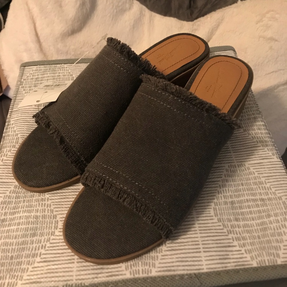 Target Grey Slip on Mules